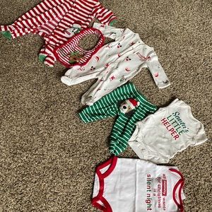Infant Christmas Bundle of Outfits